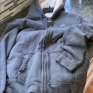 Hollister zip up hoodie, size medium. NWT